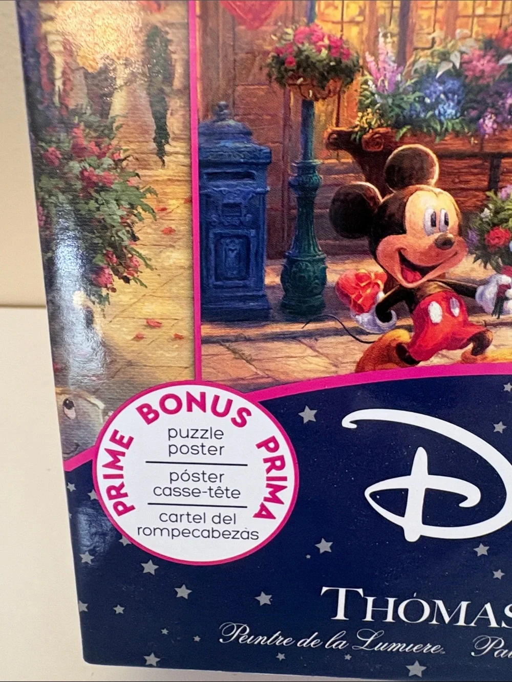Disney Thomas Kinkade 4-Scene 500 Piece Puzzle Set
